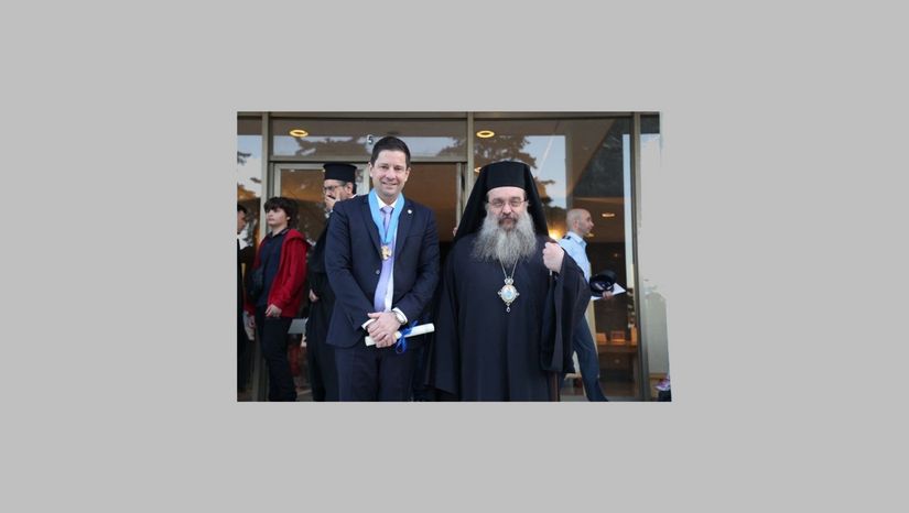 Με τον Σταυρό του Αγ. Ισιδώρου τιμήθηκε ο Πρύτανης του Πανεπιστημίου Αθηνών Γεράσιμος Σιάσος